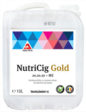 Încarcă imaginea în vizualizatorul Galerie, NutriCig Gold 3x20 10l AECTRA – fertilizant foliar cu macro și microelemente pentru culturile agricole