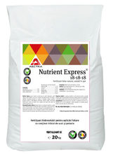 Încarcă imaginea în vizualizatorul Galerie, Nutrient Express 18-18-18 20kg AECTRA – biostimulator și fertilizant NPK cu extract de alge pentru culturile agricole