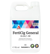 Încarcă imaginea în vizualizatorul Galerie, FertiCig General 10L AECTRA – fertilizant foliar cu NPK și microelemente pentru culturile agricole
